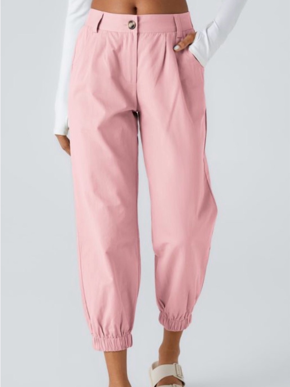 HALARA Mid Rise Casual Joggers with Pockets - Picture 8 of 8
